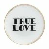 Bitossi Home Porzellan-Frühstücksteller True Love Mit Aufschrift