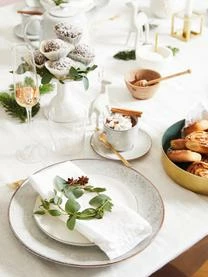 Broste Copenhagen Handgemachte Speiseteller Nordic Sand, 4 Stück – Bild 2