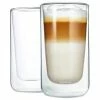 Blomus Doppelwandige Glas-Kaffeebecher Nero, 2 Stück