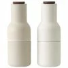 Menu Designer Salz- & Pfeffermühle Bottle Grinder Mit Walnussholzdeckel, 2er-Set