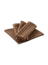 Jotex Karierte Baumwoll-Servietten Rylie, 4 Stück