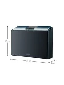 Joseph Joseph Schneidebretter-Set Folio Mit Halterung, 5-tlg. – Bild 3