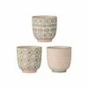 Bloomingville Espressobecher Cécile Mit Kleinem Muster, 3er-Set