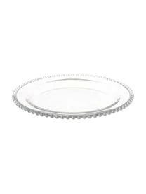 Cote Table Glas-Dessertteller Perles Mit Randdekor, 2 Stück