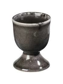 Broste Copenhagen Handgemachte Eierbecher Nordic Coal, 4 Stück