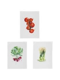 Cote Table Baumwoll-Geschirrtücher-Set Marchè, 3-tlg.