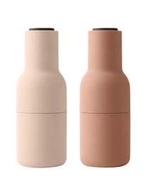 Menu Designer Salz- & Pfeffermühle Bottle Grinder Mit Walnussholzdeckel, 2er-Set