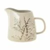 Bloomingville Handgemachtes Milchkännchen Bea Mit Gräser-Motiv