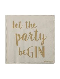 Bloomingville Papier-Servietten Tedde Mit Aufschrift, 20 Stück