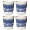 HKliving Handgemachte XS Becher 70's, 4er-Set